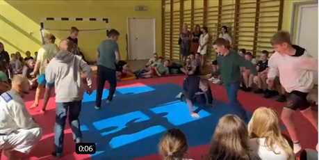 Pokaz judo w naszej szkole