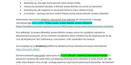 Amnesty International zaprasza na bezpłatne webinarium!