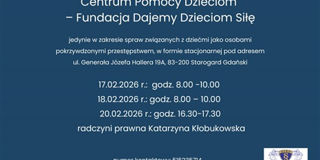 Bezpłatna pomoc prawna dla osób pokrzywdzonych przestępstwem ⚖️