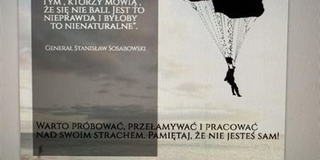 Kolejny projekt ucznia Kacpra Głuchowskiego na wystawę o Patronie szkoły. Brawo Kacper 💚