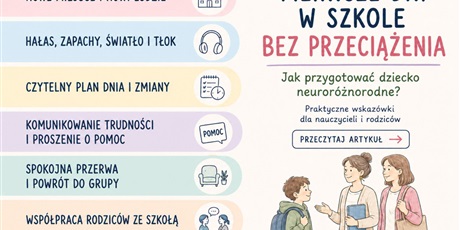 Pierwsze dni w szkole bez przeciążenia!