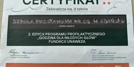 Projekt "Młode głowy"