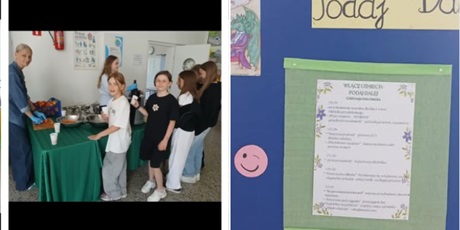 Projekt Samorządu Uczniowskiego ,,Włącz uśmiech i podaj dalej" uważamy za otwarty💚🎉