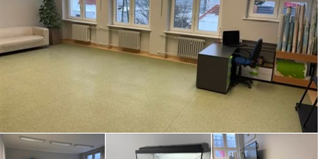 Sala geograficzno-przyrodnicza w nowej lokalizacji.