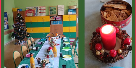 Uczniowie z klasy  2A życzą wesołych, zdrowych i białych świąt🎄