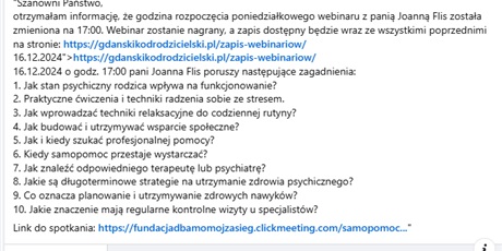 Webinar z panią Joanną Flis